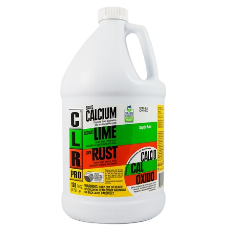 Clr Pro Calcium, Lime and Rust Remover, 1 gal Bottle, PK4 CL-4PRO